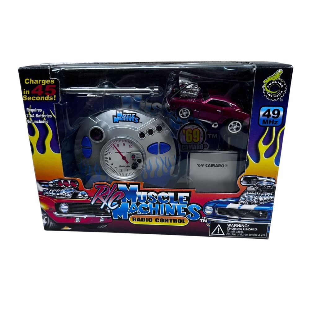 RC Muscle Machines Blue 57 Chevy 27MHz Radio Control Car